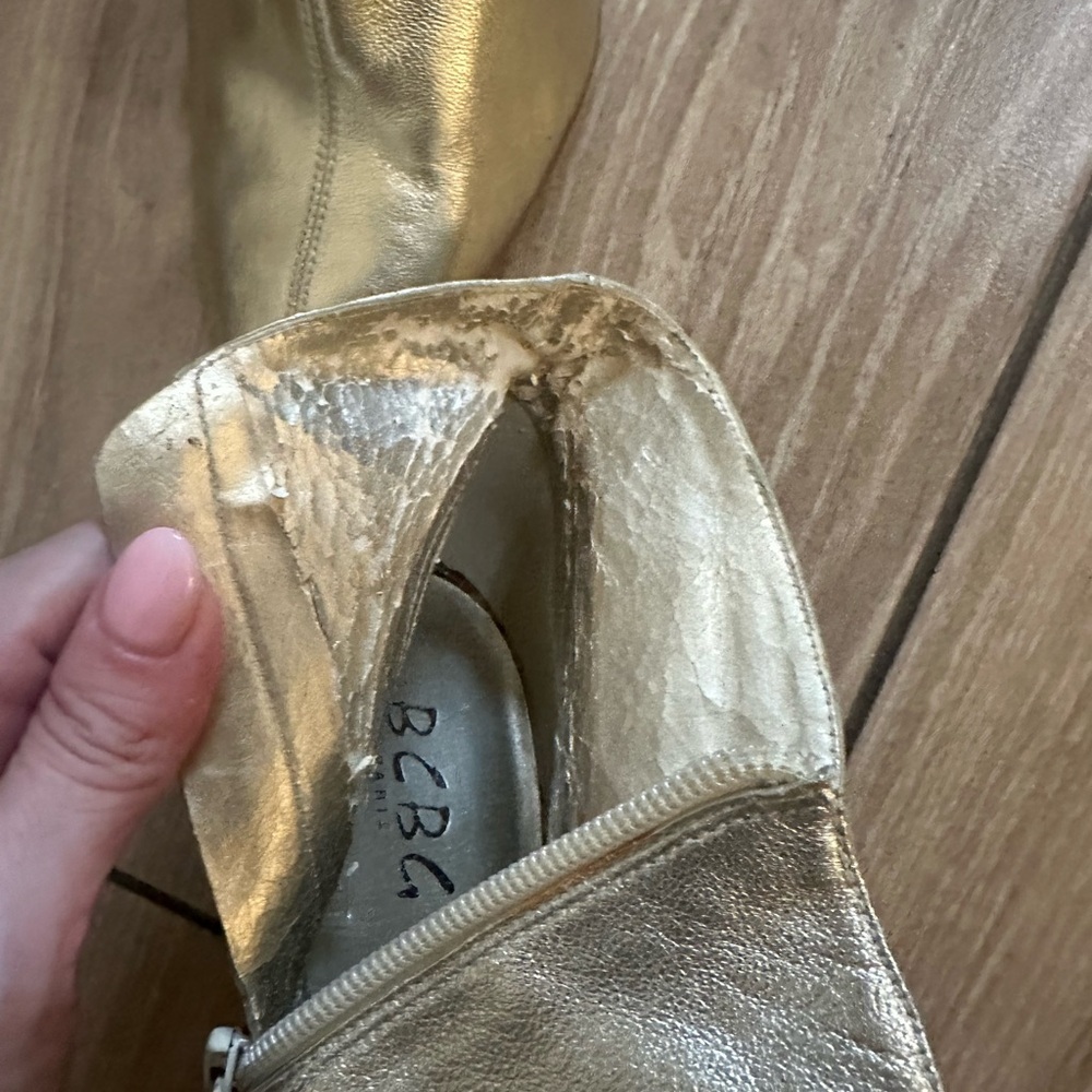 Gold Booties​​ - Picture 4 of 4